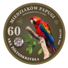 MAGNES – 60 MIEDZIAKÓW PAPUGI  – ARA - ŻÓŁTOSKRZYDŁA