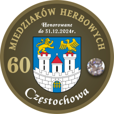 60 MIEDZIAKÓW HERBOWYCH - MOSIĄDZ - PATYNOWANY -> PROJEKT